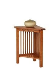 Amish Mission Junior Corner End Table Small Corner Table Corner Table Small Accent Tables