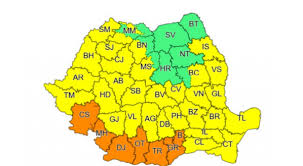 Temperaturile vor fi normale pentru această perioadă în cea mai mare parte a țării. Avertizare Meteo Cod Portocaliu De CaniculÄƒ In Bucuresti Si 6 JudeÅ£e Vijelii Puternice In 10 JudeÅ£e Harta Anm