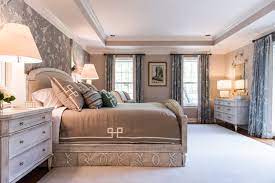 The Master Bedroom Is An Oasis For The Homeowners Master Bedroom Inspiration Modern Modern Bedroom Design Bedroom Design