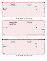 3 Per Page Quickbooks Quicken Checks Printable Checks Payroll Checks Money Template