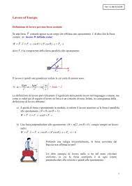 Per parlare in modo corretto della definizione fisica un certo lavoro può essere svolto in un tempo breve o in un tempo più lungo. Lavoro Ed Energia Infn