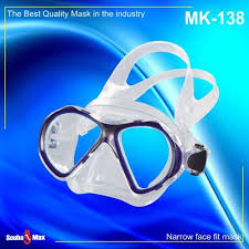 New Scubamax Xterra Scuba Diving Snorkeling Mask Transparent