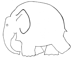 Vorlage Elefant Elmar Elefant Elefant Elefant Ausmalbild