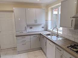 How good are they as kitchen worktops? Light Gloss Grey Kitchen Makeover And New Silver Oak Laminate Worktops In Aylesbury Kitchen Makeovers