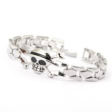One piece anime charm bracelet. Anime One Piece Bracelet Skeleton Silver Color For Women Jewelry Charm Bracelet Accessory Bangle Skaig Com