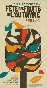 Affiche Fete Des Fruits De L Automne Peillac Peillac Graphisme Affiche Affiche