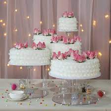 5 Tier Clear Acrylic Cupcake Cake Stand Wedding Cake Stands Cake And Cupcake Stand Party Desserts