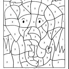 Spring coloring sheets for 1st grade. Math Color By Number Coloring Pages Coloring Home