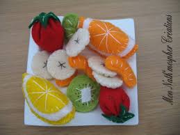 Salade De Fruits Jolie Jolie Jolie Mon Nath Mospher Dinette En Feutrine Gateau En Feutrine Salade De Fruits
