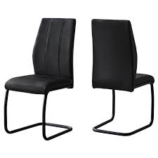 Monarch Specialties Dining Chair Walmart Canada Black Dining Chairs Leather Dining Chairs Contemporary Black Dining Room