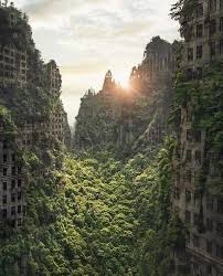 I Have A Mansion In The Post Apocalyptic World Chicken Welcome To The Jungle Nyc 2201 Apocalypse Landscape Fantasy Landscape Post Apocalyptic City