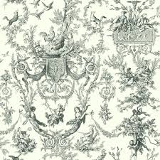 York wallcoverings kb8665 bistro 750 woven texture prepasted wallpaper, aqua blu. York Wallcoverings Old World Toile Paper Strippable Roll Wallpaper Covers 56 Sq Ft At4237 The Home Depot