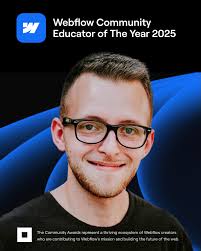 Timothy Ricks, Webflow Community Educator of the Year 2025
