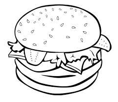 Color in this picture of a cheeseburger and share it with others today! The Big Burger For Fast Food Coloring Pages Bulk Color Food Coloring Pages Food Coloring Food Clipart