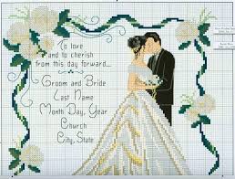 Wedding Free Wedding Cross Stitch Patterns Wedding