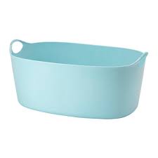 Torkis Flexi Laundry Basket In Outdoor Blue Ikea Ikea Laundry Basket Ikea Shopping Clothes Basket