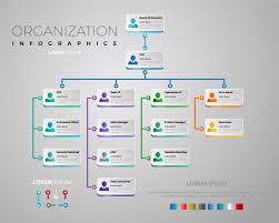 Elegant Organization Chart Vector Premium Download