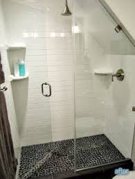 Showers Underneath Stairs Google Search Bathroom Under Stairs Pebble Shower Floor Attic Bathroom