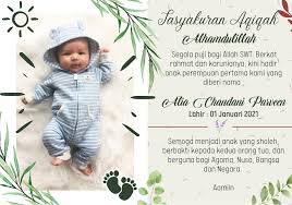 Dalam rangka memberikan nama yang bermakna bagi anak baru lahir tentunya perlu diimbangi dengan kecantikan kata kata dan makna yang terkandung di dalam nama tersebut. Jual Kartu Nama Bayi Syukuran Terbaru Lazada Co Id