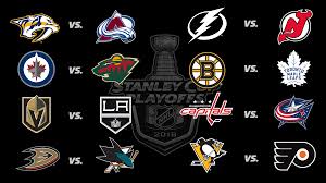 Stanley Cup Playoffs First Round Schedule Nhl Playoffs National Hockey League Playoff Picture