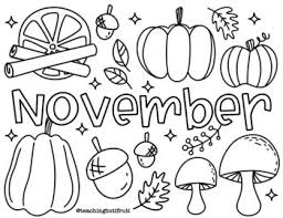 Monster halloween wolf s printa10a. November Coloring Pages Worksheets Teaching Resources Tpt