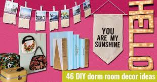 30 awesome dorm room decor ideas (money saving & diy) july 16, 2014 by dawn 2 comments. 46 Best Diy Dorm Room Decor Ideas Diy Projects For Teens