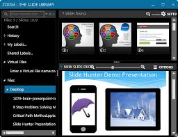 When you join a zoom meeting, click share screen in the meeting controls. Zoom Slide Management Software