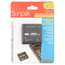 It gets plugged into your computer's usb as a regular memory stick. Sunpak 72 In 1 High Speed Card Reader Walmart Com Walmart Com