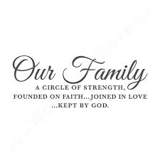 Our Family Faith Love God Quote By Wallsneedlove On Etsy 34 00 Quotes About God Family Quotes Faith In Love