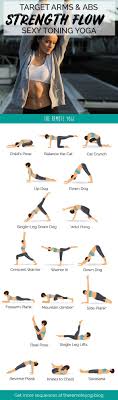 Yoga For Strong Abs Arms Free Printable Pdf 20 Minute Workout Yoga Sequences Yoga