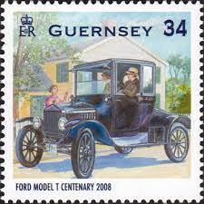 Touring Car 1913 Postage Stamps Stamp Stamp Collecting