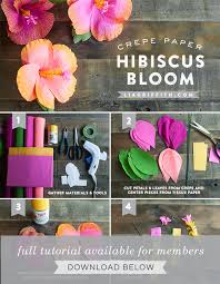 Free Free 309 Hibiscus Paper Flower Svg Free SVG PNG EPS DXF File