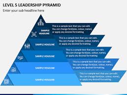 He mentioned this classic concept in his business book good to. Level 5 Leadership Pyramid Powerpoint Template Ppt Slides Sketchbubble