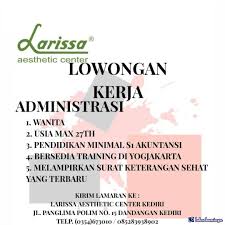 We would like to show you a description here but the site won't allow us. Lowongan Kerja Larissa Aesthetic Center Kediri Di 2021 Pendidikan Pelampung Malang