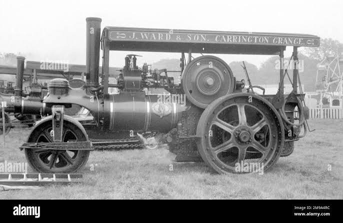 Marshall Road Roller, built by Marshall, Sons & Co Stock Photo - Alamy