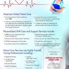 We bring quality skilled nursing and rehabilitation to your front door with services available 24 hours a day. Working At American United Home Care Glassdoor