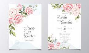 Beautiful Floral Wreath Wedding Invitation Card Template Convite De Casamento Cartoes De Convite De Casamento Convites De Casamento Bonitos