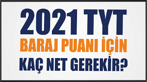 Bu yazımızda işte bu soruların cevaplarına yer vereceğiz. 2021 Tyt Baraj Puanini Gecmek Icin Kac Net Yapmak Gerekiyor Baraj Puani Kac Youtube