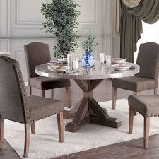 Bridgen 3429rt Round Marble Table Set Dining Table Round Marble Table Dining Room Updates