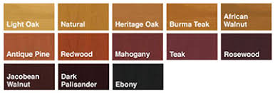 64 Precise Solignum Architectural Colour Chart