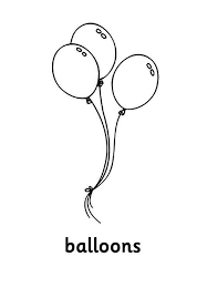 Three Beautiful Balloon Coloring Page Coloring Sky Balloons Baby Cartoon Drawing Coloring Pages