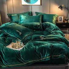 Versatile quilts feature subtle patterns that complement any bedroom. Romantic Velvet Bedding Set Velvet Bedding Sets Velvet Bed Bedding Set