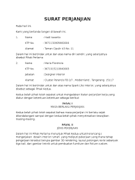 Biaya pekerjaan tambah akan dituangkan dalam adendum kontrak sebelum pekerjaan selesai. Surat Kontrak Kerja Desain Interior Cek Bahan Bangunan