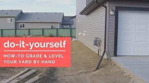 Do It Yourself Lawn Grading How To Level A Yard By Hand Leveling Yard Landscaping On A Hill Diy Yard