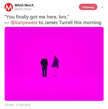 Kanye West Gets Personal Tour Of Mass Moca The Middletown Press The money will fund the ongoing construction of roden crater in arizona, which is described on the project's website as a controlled environment for the experiencing and contemplation of light. kanye west gets personal tour of mass