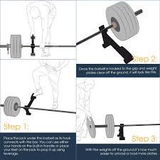 This item is intended to be used as a deadlift or olympic lifting jack to easily strip and reload weight onto the bar. Yes4all Mini Deadlift Barbell Jack