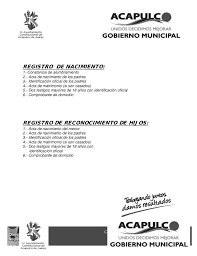 Para casarse se deben cumplir los próximos requisitos para casarse en venezuela: Requisitos Actos Y Procedimientos De Registro Civil Acapulco 2011