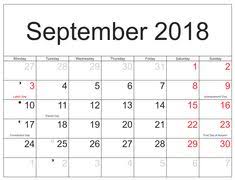 Sultan of johor's birthday (hari keputeraan sultan johor). 41 Best September Calendar 2018 Printable Ideas September Calendar September Calendar 2018 Calendar