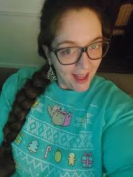 The CJHS media center is feeling extra festive this season! 🎄 Students and  staff added their own creative twist to the tree by designing ugly sweater  ornaments—bold colors, fun patterns, and plenty