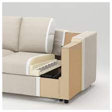 Sleeper sofas are available in a variety of sizes and forms, ranging from chairs to full sectionals, and the size of the inner bed will change accordingly. Finnala Sleeper Sofa Gunnared Beige Height Including Back Cushions 33 1 2 Ikea